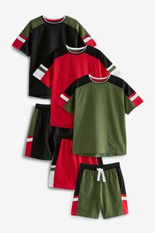 Black/Green/Red 3 Pack Short Pyjamas (1.5-16yrs) (A43680) | ₪ 98 - ₪ 130