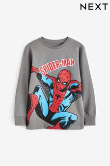 Charcoal Grey Marvel Long Sleeve T-Shirt (3-16yrs) (A43707) | AED51 - AED67