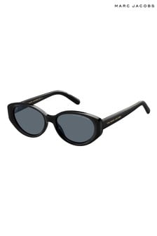Marc Jacobs Black Oval Sunglasses (A44667) | ₪ 461