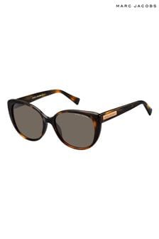 Коричневые солнцезащитные очки в черепаховой оправе в стиле «кошачий глаз» Marc Jacobs (A44672) | €163