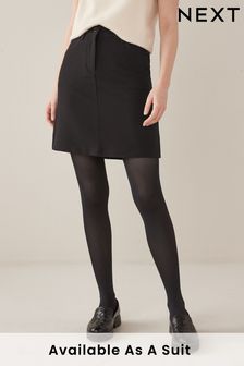 Черный - Мини-юбка в строгом стиле (A44758) | 429 грн