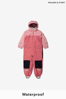 Polarn O Pyret Pink Waterproof Fleece Lined Rainsuit All-In-One (A44868) | 134 €