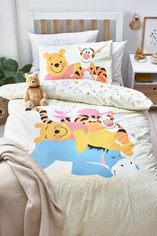 Бежевый постельный комплект из 100% хлопка Winnie The Pooh