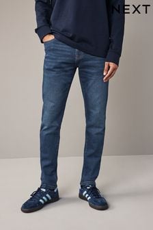 深色靛藍 - 窄身版 - 終極舒適超彈力牛仔褲 (A45977) | HK$246