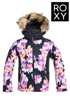 Roxy Black Jet Ski Snow Jacket