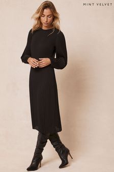 Плиссированное платье миди Mint Velvet (A46715) | €67