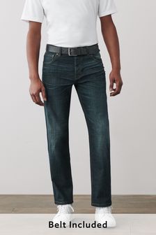 Blue Authentic Tint Relaxed Fit Belted Jeans (A46725) | 20 €
