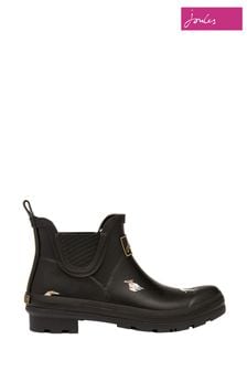 Joules黑色Wellibob低跟印花雨靴 (A47546) | NT$1,860