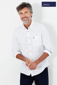 Joules White Classic Fit Coloured Oxford Shirt (A47656) | 54 €