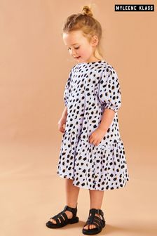 Myleene Klass Kids Purple Animal Smock Dress (A47827) | €7.50 - €8.50