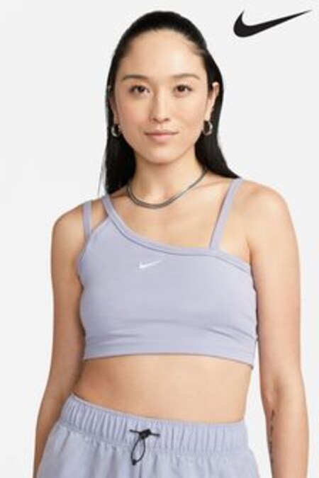 Nike Lilac Purple Modern Asymmetrical Cropped Tank Top (A47835) | 60 €