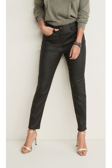 Black Coated Mom Jeans (A47848) | €37