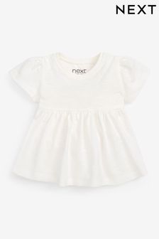  ホワイト - コットン Tシャツ (3 か月～7 歳)  (A48006) | ￥550 - ￥870