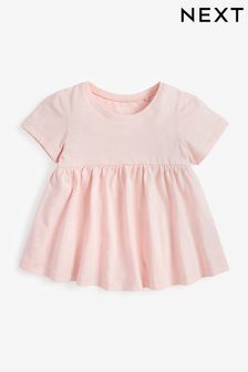  薄いピンク - コットン Tシャツ (3 か月～7 歳)  (A48015) | ￥550 - ￥870