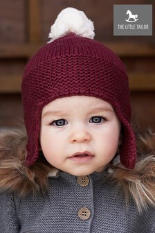 The Little Tailor Red Raspberry Trapper Hat (A48110) | $26