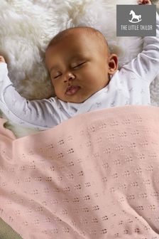 The Little Tailor Cotton Pointelle Baby Blanket (A48114) | €44