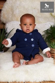 The Little Tailor Baby 100% Cotton Plush Lined Pixie Pram Coat (A48125) | $67