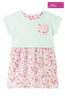 Joules Angelina White Organically Grown Cotton Dress (A48517) | €12.50