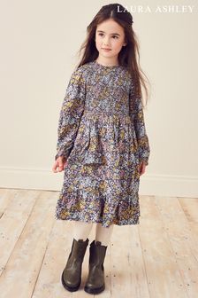 Laura Ashley Floral Shirred Midi Dress (A48609) | €45 - €51