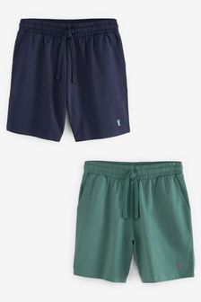 Green/Navy Blue Lightweight Shorts 2 Pack (A49260) | €22