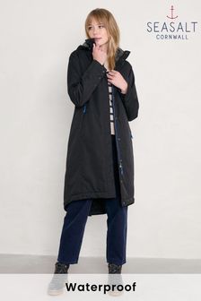 Чернила черного цвета - Непромокаемая куртка Seasalt Cornwall Petite Janelle (A49370) | €120