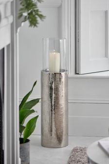 Silver Metal Extra Large Candle Holder (A50805) | €159