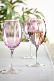 Mauve Sienna Set of 4 Wine Glasses (A52646) | $56