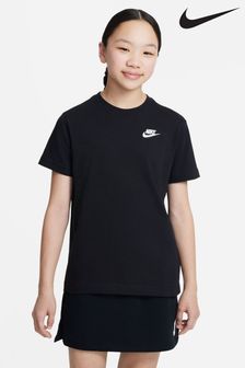 Negru - Tricou cu croială boy Nike Larg (A52654) | 137 LEI
