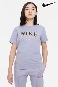 Jasnoniebieski - Koszulka Nike Trend o kroju oversize (A52664) | 80 zł