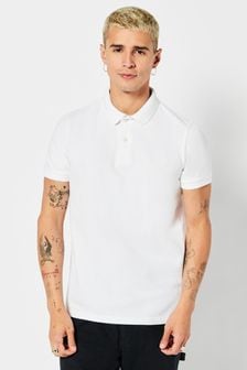 Superdry White Classic Pique Polo Shirt (A52838) | €61