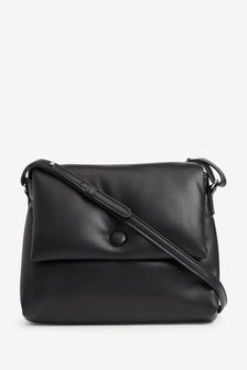 Black Padded Cross-Body Bag (A53166) | €27