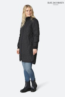 Ilse Jacobsen Black Outdoor Coat (A53246) | $325