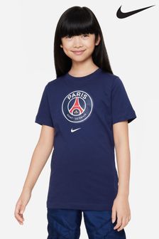 Nike Blue Paris Saint-Germain Crest T-Shirt (A53422) | €36