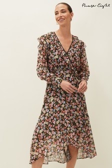 Phase Eight Multi Sadie Floral Chiffon Dress (A53706) | 103 €