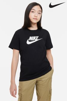 Nike Black Oversized Futura T-Shirt (A53734) | kr460