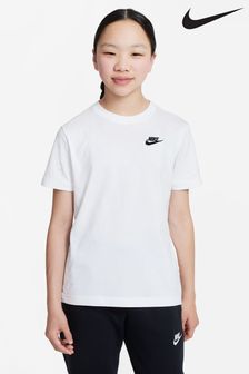 Nike White Oversized Boy Fit T-Shirt (A53737) | kr299