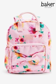 Baker by Ted Baker Pink Floral Backpack (A53758) | SGD 54