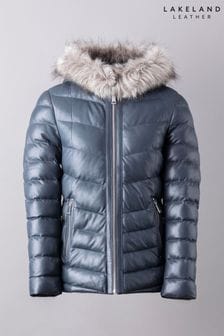 Lakeland Leather Pica Hooded Padded Leather Coat (A53819) | 427 €