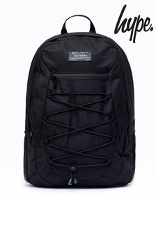 Hype. Black Maxi Backpack