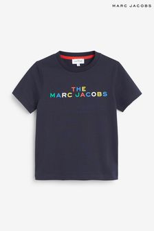 The Marc Jacobs Navy Blue Multicoloured Logo T-Shirt (A54591) | $54 - $71