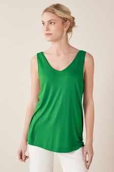 Green - Slouch Vest (A54724) | kr130