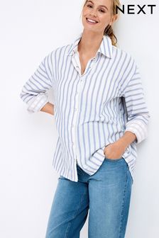 Stripe Maternity/Nursing Reversible Shirt (A54999) | ₪ 99