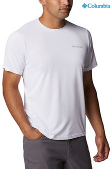 Columbia White Hike Crew T-Shirt (A56777) | ₪ 102