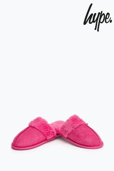Hype. Girls Mule Faux-Fur Slippers (A57303) | $21