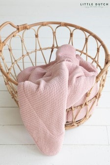 Little Dutch Pink Pure And Soft Cot Blanket (A57612) | €74