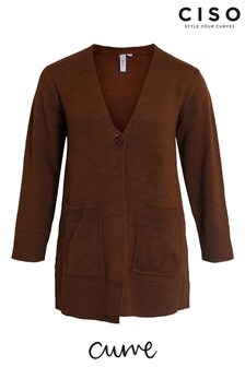 CISO Brown Knit Cardigan (A57845) | ₪ 244