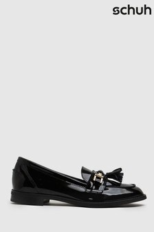 Schuh Black Lizbeth Patent Leather Loafers