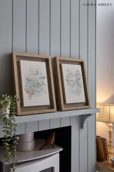 Laura Ashley Natural Elderwood set of 2 Floating Frame Canvases (A58961) | €89