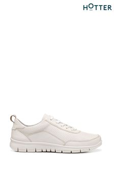 Hotter White Gravity II Lace-Up Full Covered Shoes (A59052) | €116