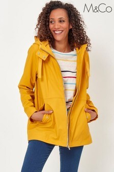M&Co Yellow Short Rain Jacket (A59688) | $82